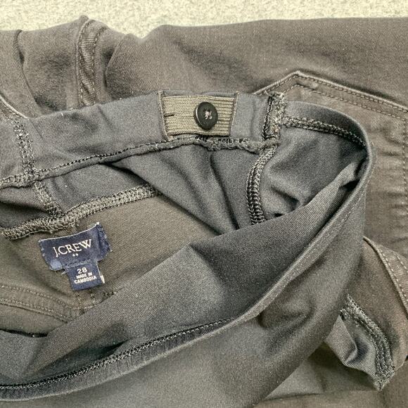 J Crew Jeans Womens 28 Black Maternity Signature Stretch Ankle Length Pull On - Picture 6 of 11